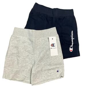 Champion Boy’s Shorts Active 2 pack Short Navy Gray Size XS NWT